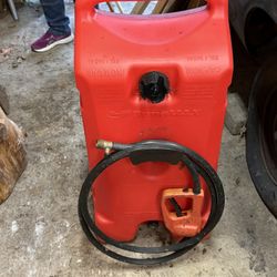 14 Gallon Rolling Fuel Portable Fuel Tank 