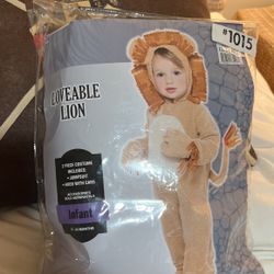 Infant Loveable Lion 2-Piece Costume 