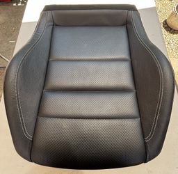 08-14 Mercedes C250 C300 C350 Coupe Front Left Driver Lower Seat Cushion Black
