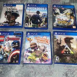 PS4 games, all are compatible with PS5