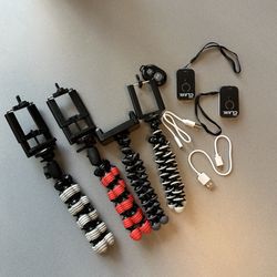 mini tripods - claw and some accessories