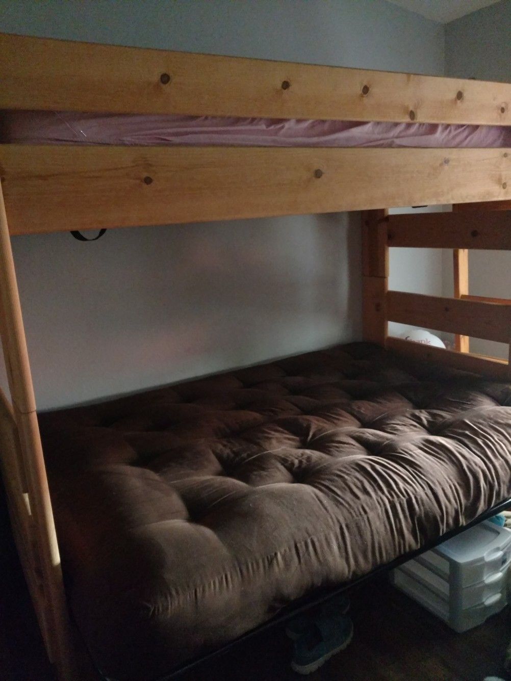 Bunk Bed twin/full drawers