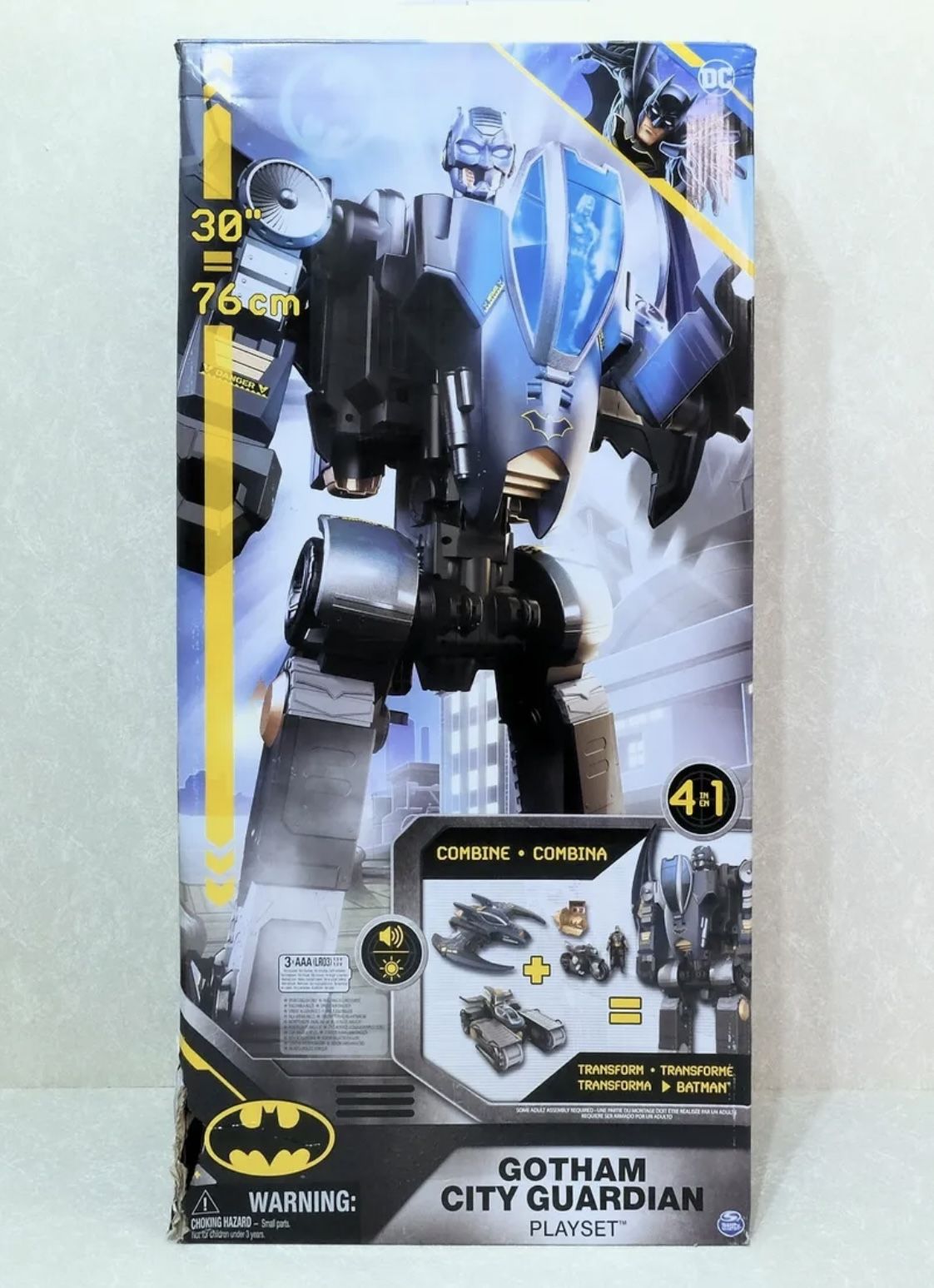 DC, Batman 4-in-1 Transforming Gotham City Guardian Playset - NEW/SEALED