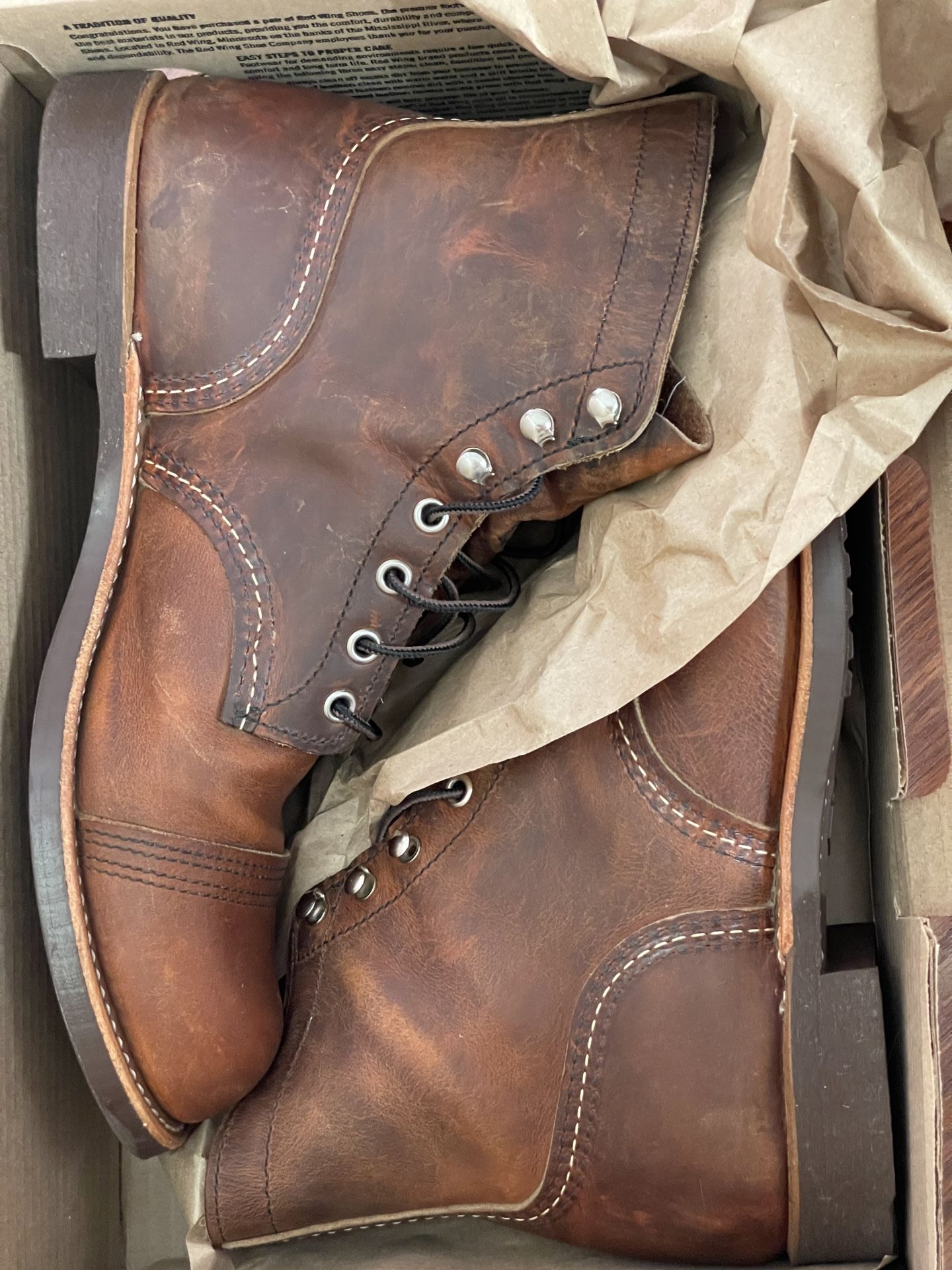 Red Wing IRON RANGERĀ® MEN'S 6-INCH BOOT IN COPPER ROUGH & TOUGH LEATHER