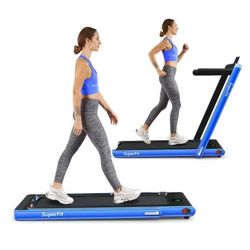 $300 COSTWAY GOPLUS SUPERFIT FOLDAWAY ELECTRIC TREADMILL 