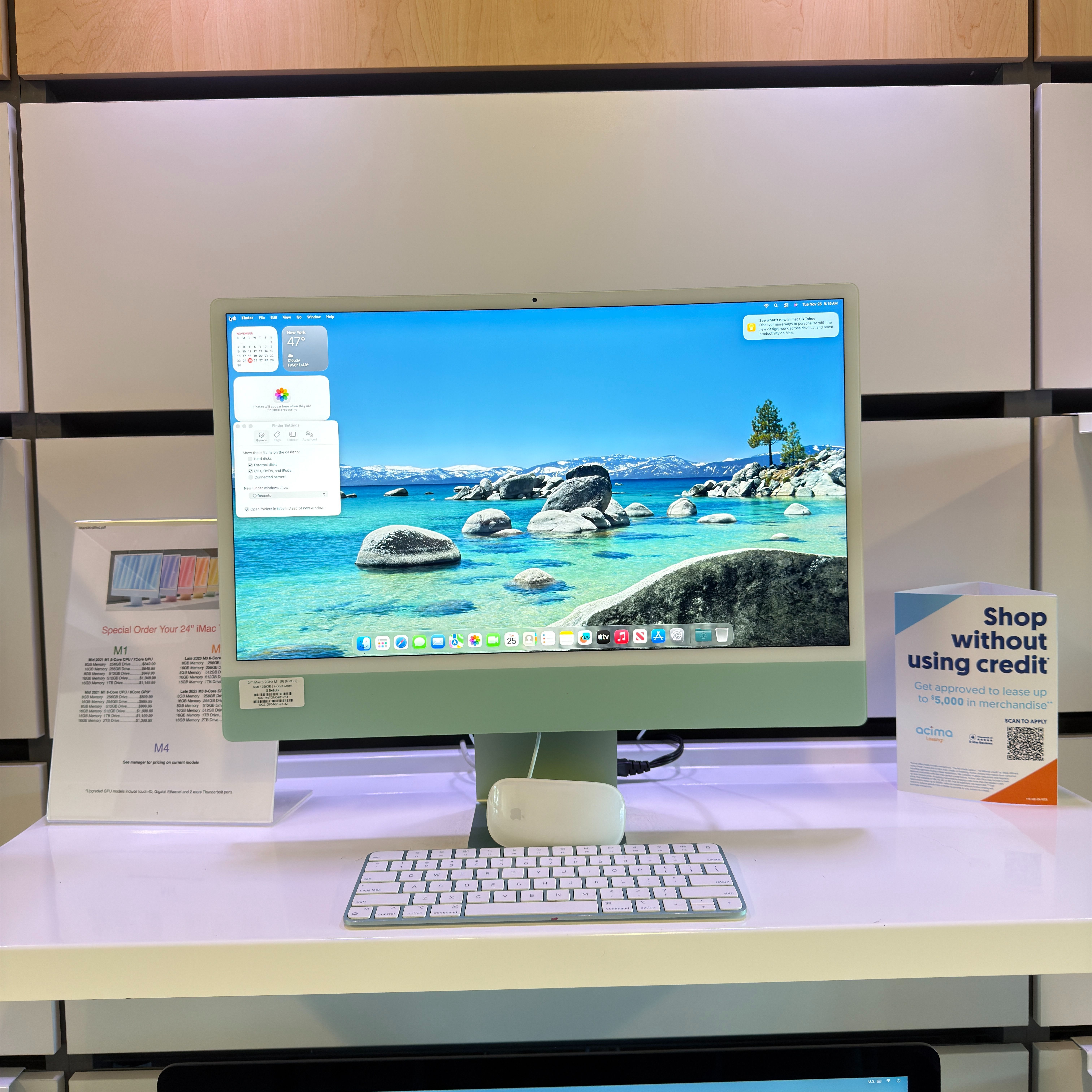 24" Apple iMac – M1 3.2GHz (8-Core) | 8GB / 256GB | 7-Core GPU | Green