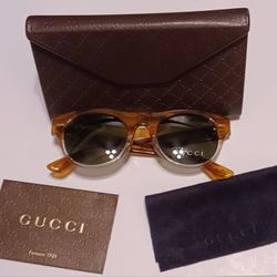 Gucci Unisex Round Rx Frame 