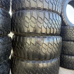35x12.50R22 4   used  tires M/T