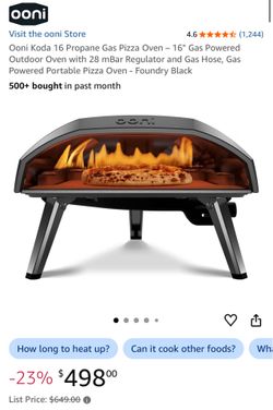 Ooni Koda 16 Propane Gas Pizza Oven
