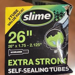 Slime self-sealing Extra Strong Bicycle tubes 26"×1.75-2.125