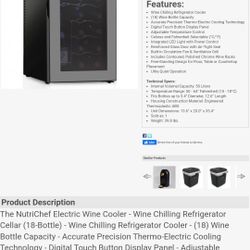 Nutrichef Wine Cellar/cooler