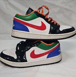 Jordan Air Jordan 1 Low  WMNS  Multi-Color Swoosh Low Top CZ4776-101 Sneaker