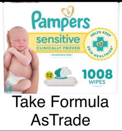 Pampers Sensitive Baby Wipes 1008 Count