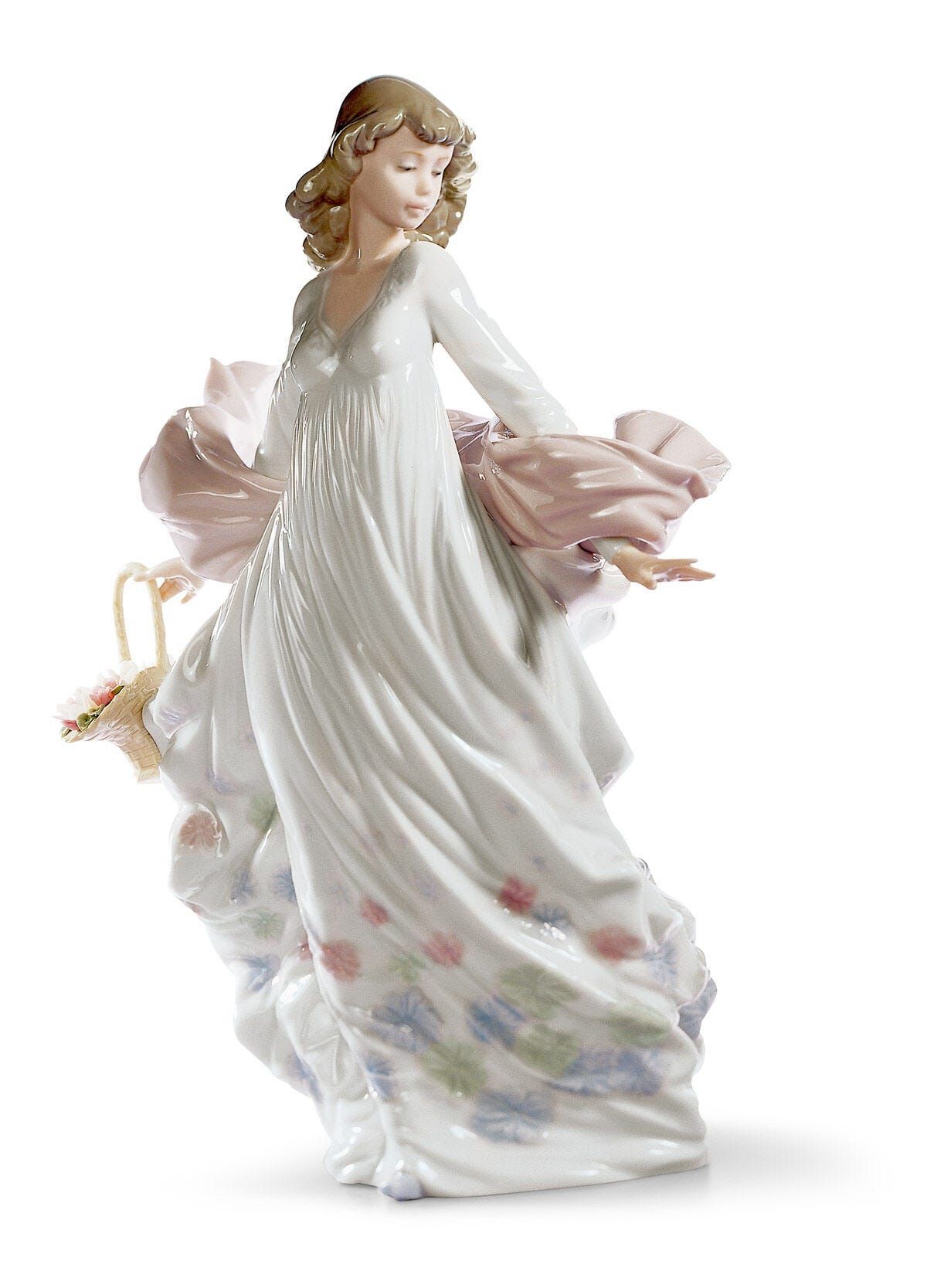 Lladro Beautiful Hand Painted  Summertime Seranade