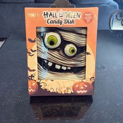 Halloween Glass Candy Dish