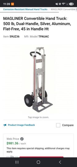 Magliner dolly. 500 lb