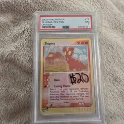 2003 Graded Card Pokemon Ex Slugma-rev