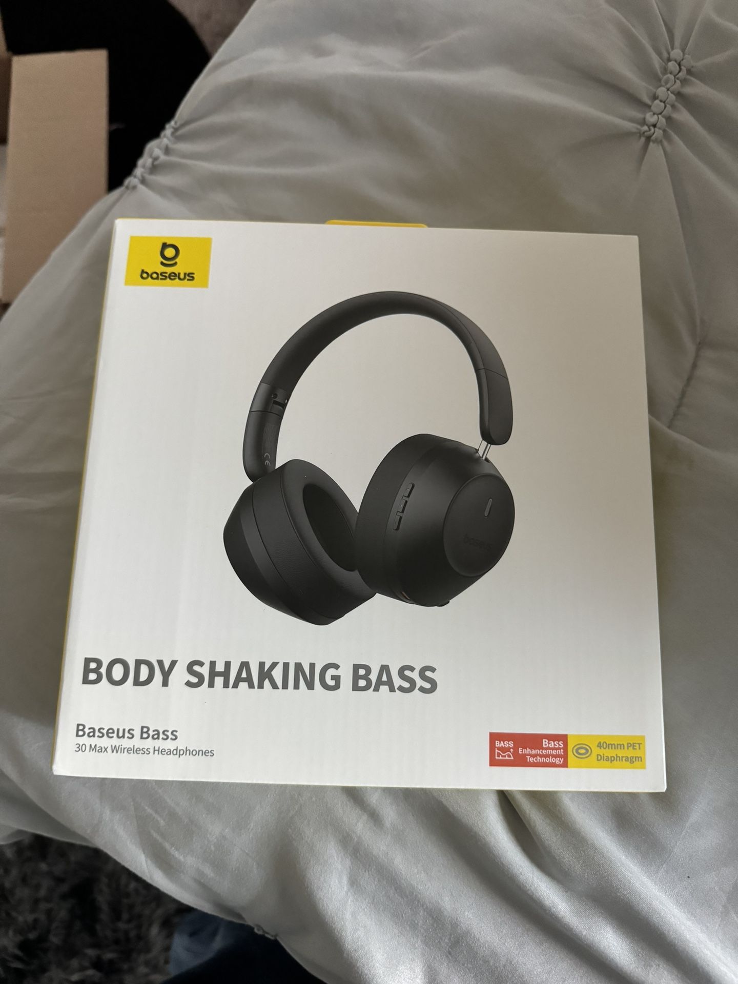 Baseus body shaking bass headphones