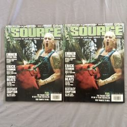 The Source Magazine Eminem Psycho 2000 July 2000 No 130