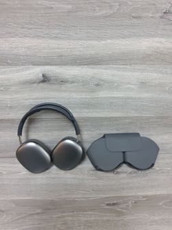 Apple airpods Max 1xt gen a2096 lightning space Gray with smart case