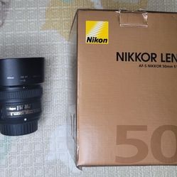 Nikkor AF-S 50mm F1.8 G Lens