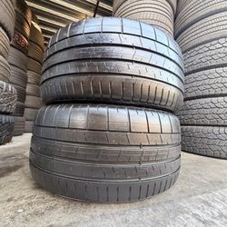 265/35/20 Pirelli Pzero PZ4 70%+ Tread (2)