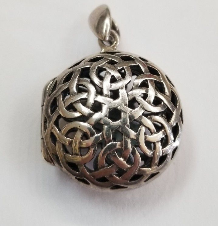 Sterling Silver Pill Pendant