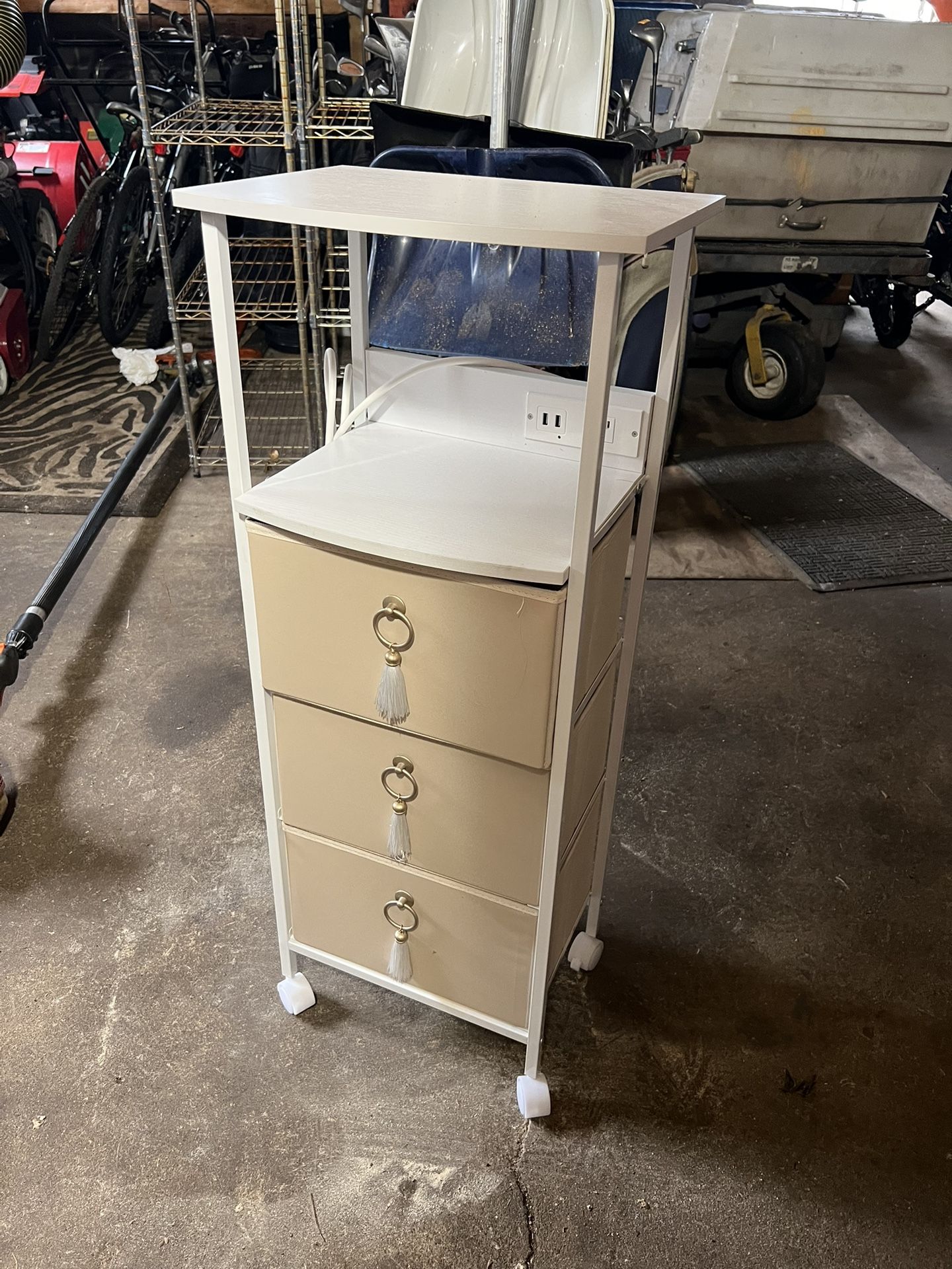 Side Table End Table Plug Ins