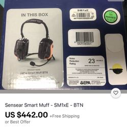 Work Bluetooth Headphones Sensear SM1x