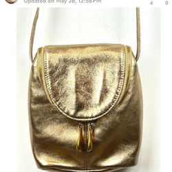Gold Hobo Crossbody