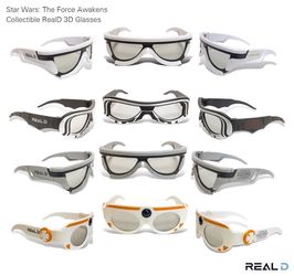 Star Wars RealD 3D Glasses -Cinemark Exclusive (Complete Set)