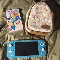 Nintendo Switch Lite with Hogwarts Legacy, Bag, & Storage Case