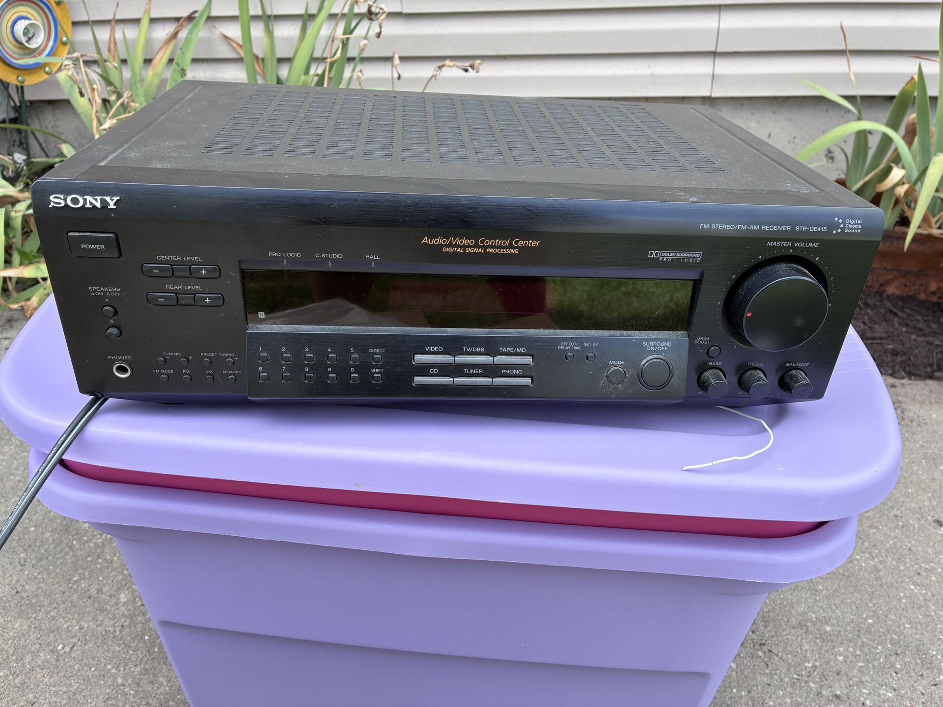 Sony Am/FM Receiver