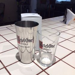 Shaker And Glass Set