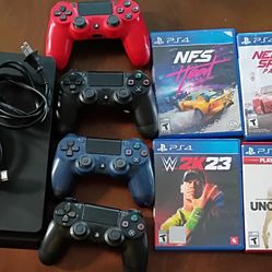 Ps4, ps4 controllers, and games