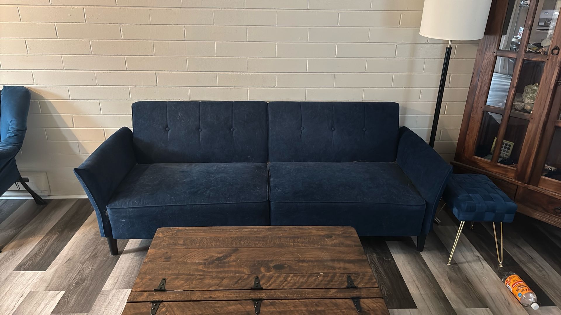 Blue Futon