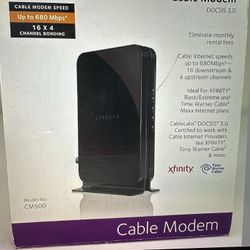 NETGEAR CM500 HIGH SPEED CABLE MODEM