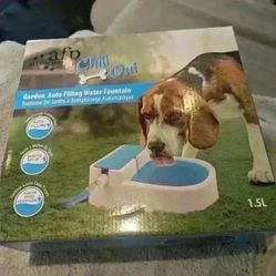 AFP Garden Auto Filling Water Fountain for Pets + XXS cooling vest Bundle-  New 