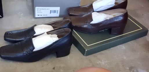 New leather loafers