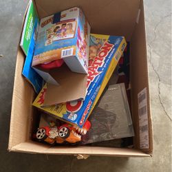 Box Of Toys/clothe And Books