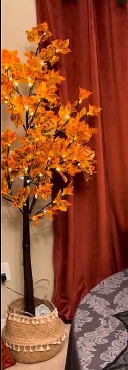 6ft 120 LED Lights Fall Maple Tree