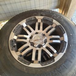235/75/17, Tires Have Probably 3/4 Tread, Bought Rims And Tires New And My Son Ended Up Buying Different Rims. They Came Off A 2015Ford F150, 