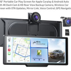 New In Box! 9.26" Wireless Car Play Screen for Apple CarPlay & Android Auto,