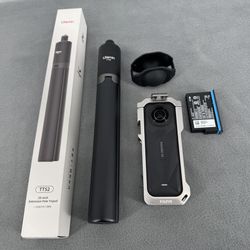 Insta360 X5 8K 360 Action Camera Bundle Tilta Cage Ulanzi Tripod Selfie Stick Like New