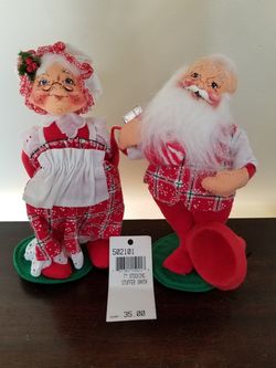 Annalee 7" Mr and Mrs Santa