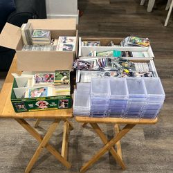 Mixed Sports Cards Thousands Plus 90 One Touch Or Mag