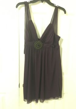 Dark purple dress