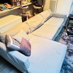 Large 2 Piece L-shaped Couch