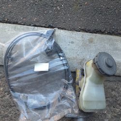 New Hood Latch Cable  And A Used Good Condition Throttle.