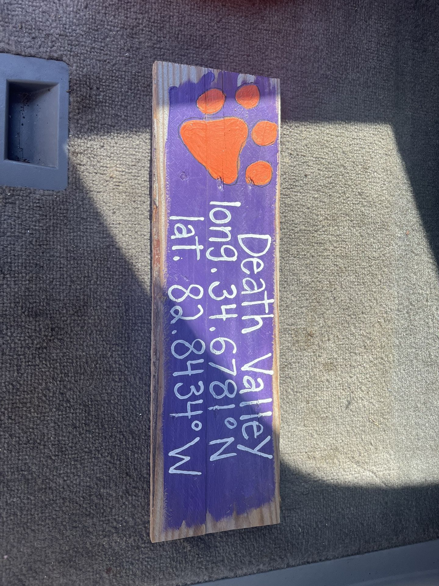 Death Valley Stadium Sign 